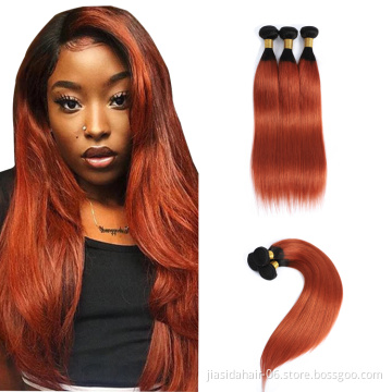 T1B/350 Brown Ombre 10a Wholesale Hair Vendors Virgin Bundles in Bulk with Closure Straight virgin human hair bundle